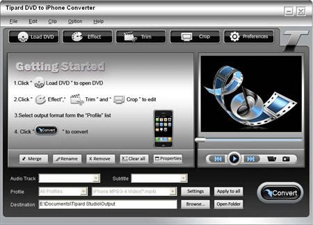 Tipard DVD to iPhone Converter