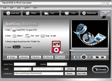 Tipard DVD to iPod Converter