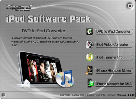 Tipard iPod Software Pack
