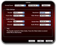 Tipard DVD Ripper for Mac - Settings