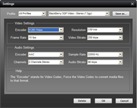 Tipard AVI MPEG Converter - Settings