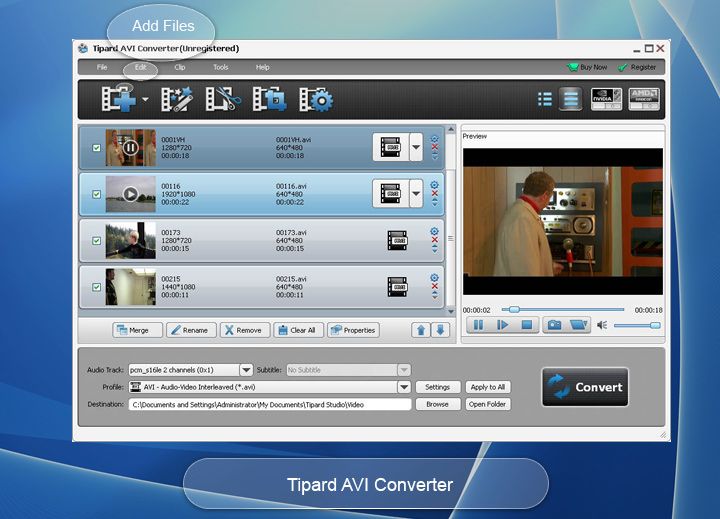 AVI Converter – Convert any video to AVI | Tipard