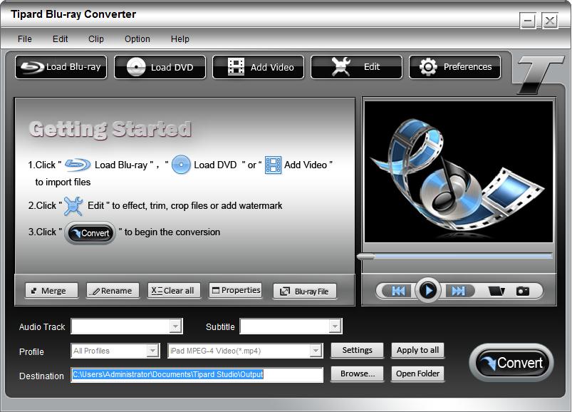 Tipard Blu Ray Converter V4 2 28 Portable [thinapp] preview 0