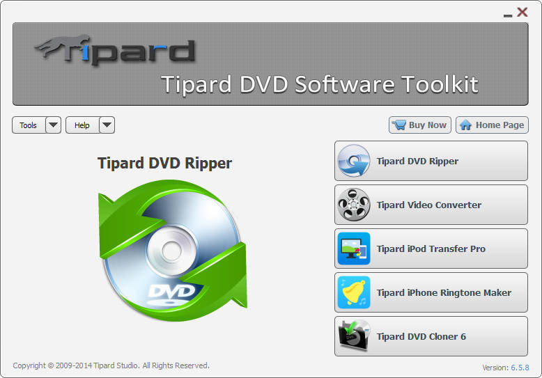 Rip DVD files, convert DVD movies/video/audio files, transfer iPhone files.