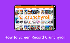 How to Screen Record Crunchyroll