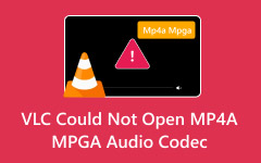 VLC Could Not Open MP4A/MPGA Audio Codec
