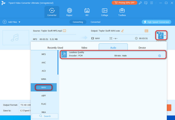 TVCU Output Format