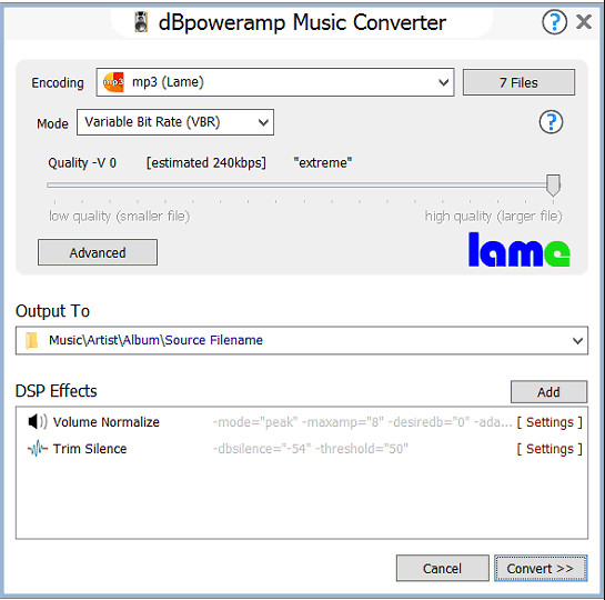 Dbpoweramp Converter