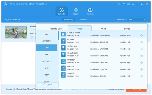 converting mts files to mov