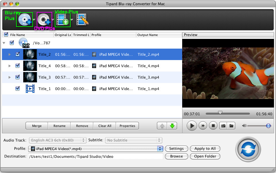 Tipard Blu-ray Converter 10.1.8 for mac instal free