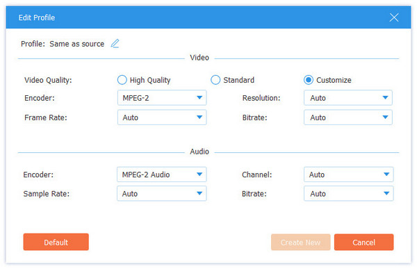 Video Parameters