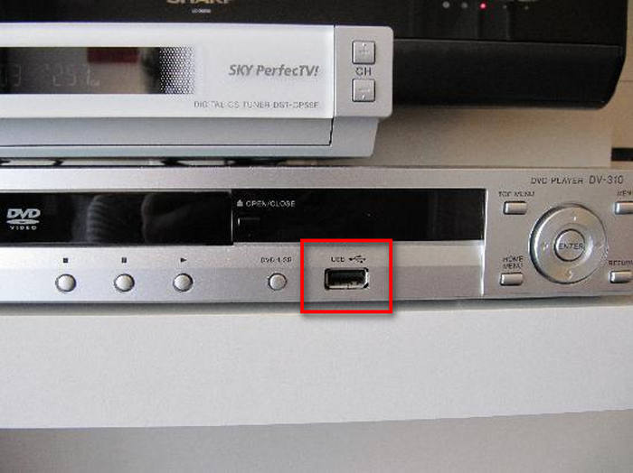 Usb Port in Dvd Player