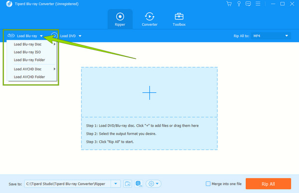 Tipard Blu-ray Converter Load File