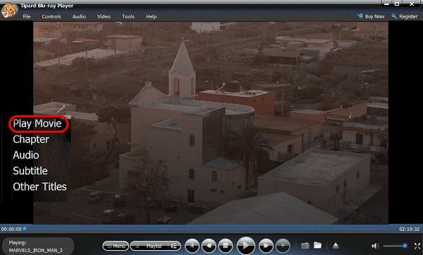 Play the Blu Ray File