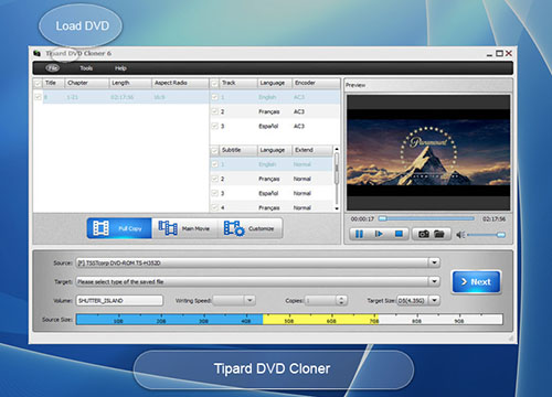 how to us tipard dvd cloner