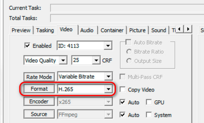 Choose Mp4 Format Media Coder