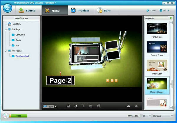 Wondershare Dvd Creator