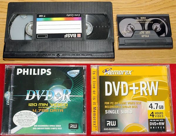 Tuto: comment regarder une cassette video-8, Hi-8 et mDV 