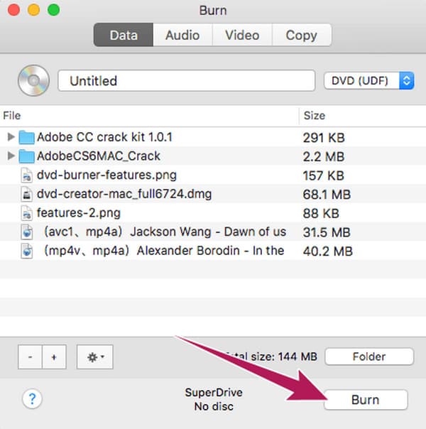 how to burn a torrented movie to dvd on mac