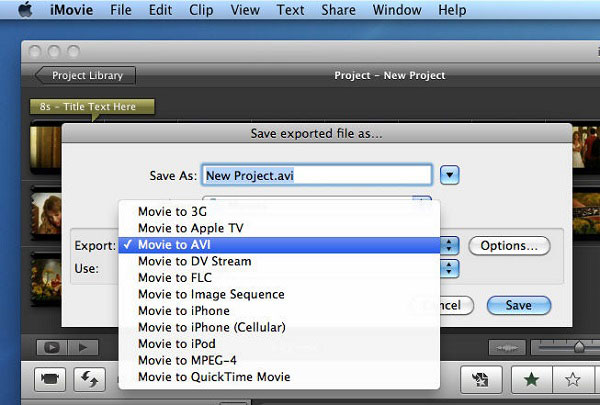 burn imovie to dvd to play on tv