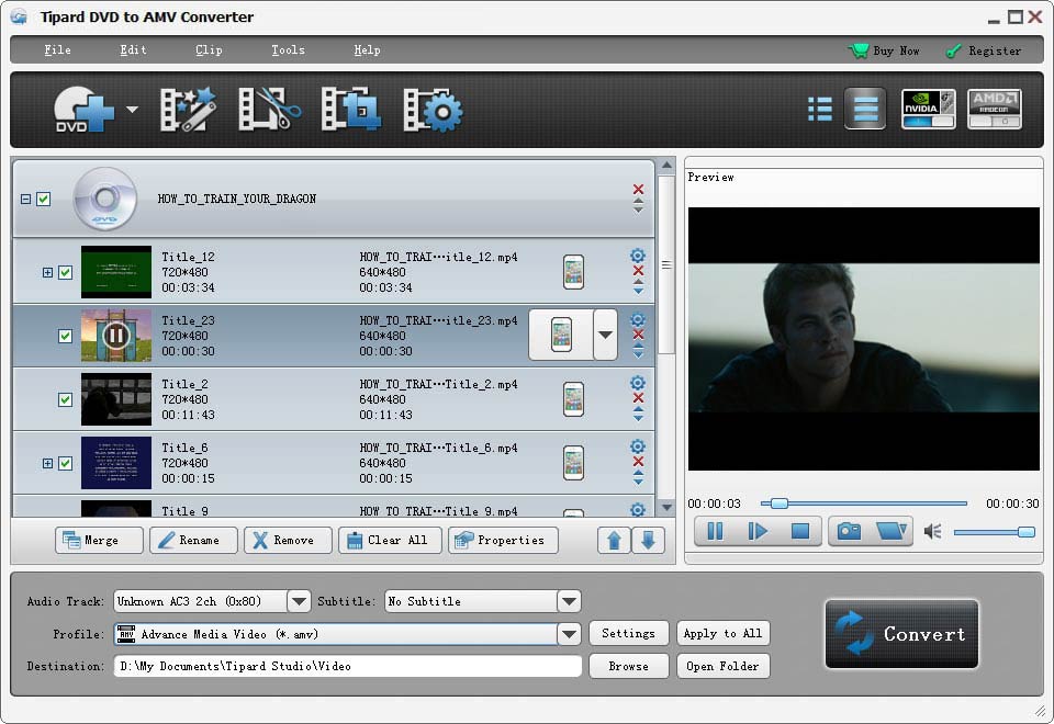 Tipard DVD to AMV Converter 6.1.16 full