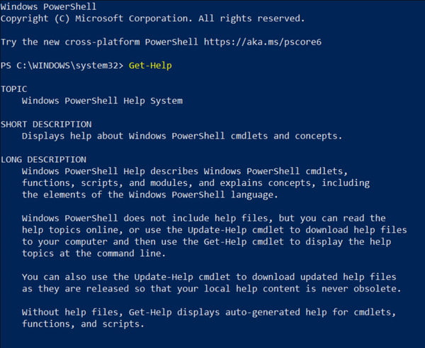 PowerShell Windows