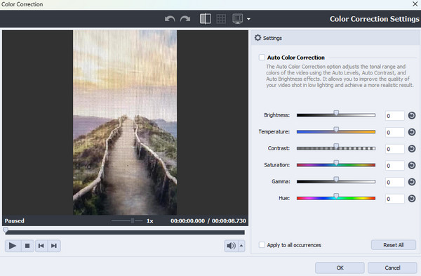 Color Correction Feature