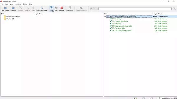 musicbrainz picard stuck loading album