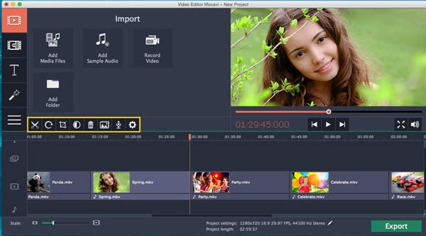 openshot video editor reverse video