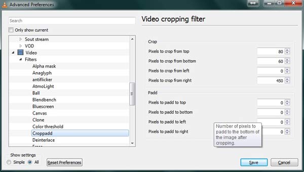 crop in a custom shape imovie