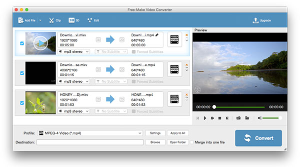 mkv undf video converter free download