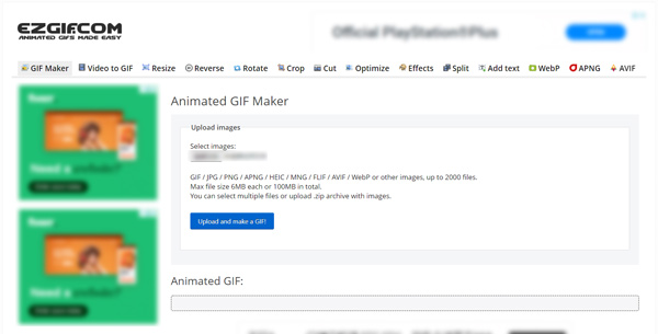 Video to GIF conversion with Easy GIF Animator, convert AVI to GIF file