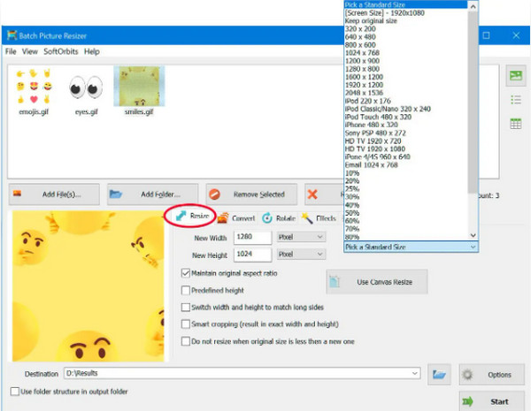 SoftOrbits Batch Picture Resizer