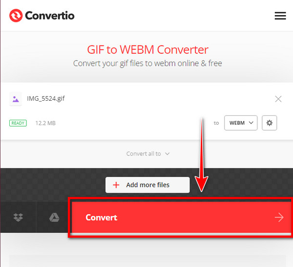 Convertio Convert to Webm