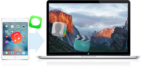 import photos from ipad to mac