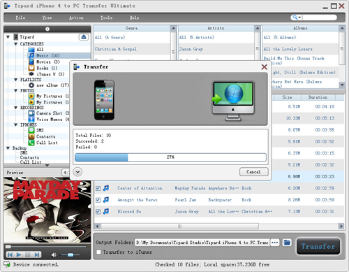 Transfer iPhone 4 iTunes U to your PC