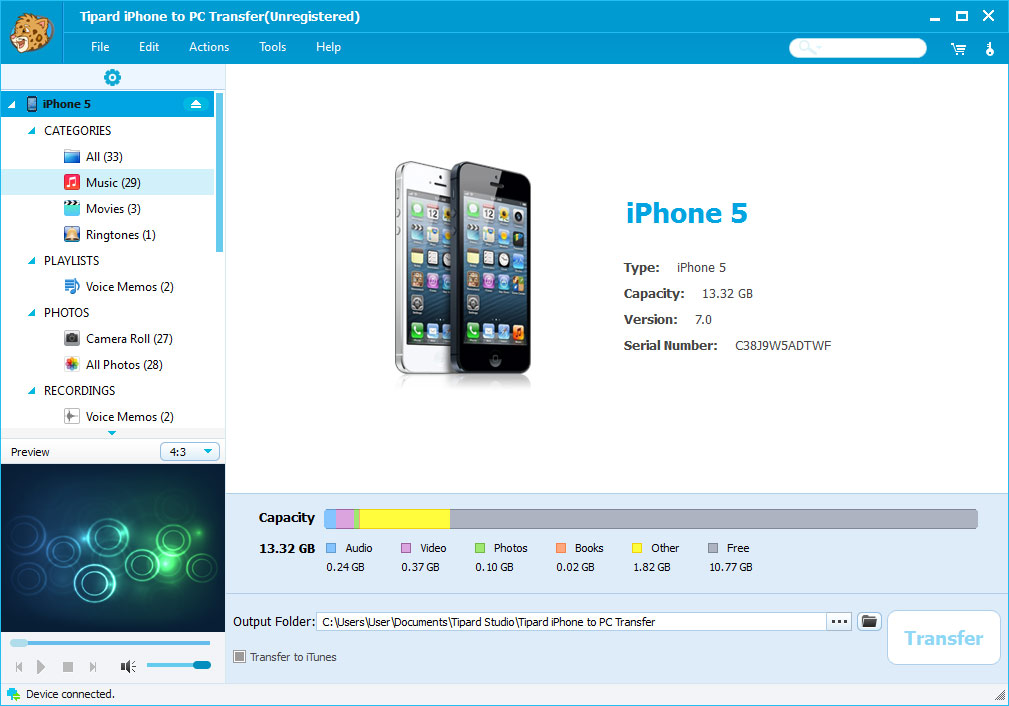 Tipard iPhone to PC Transfer 7.0.28 full
