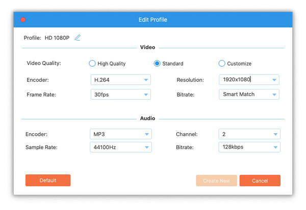 Profile Setting