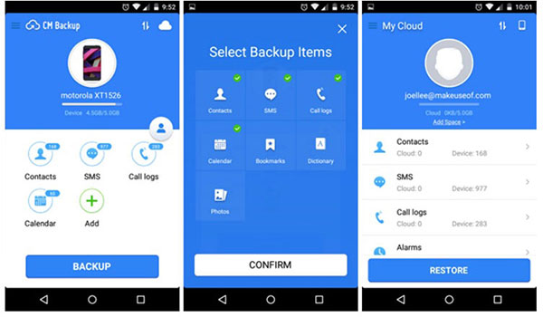 best backup app for android tablet