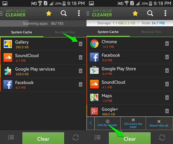 download cache cleaner android