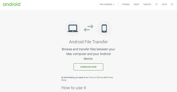 android file transfer download to imac