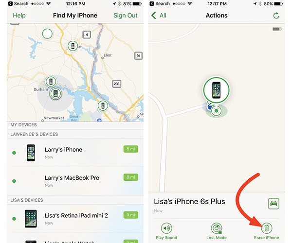 find my iphone how to