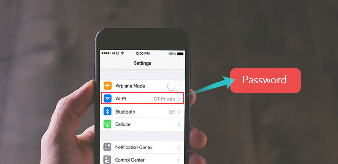 how to get a wifi password off iphone