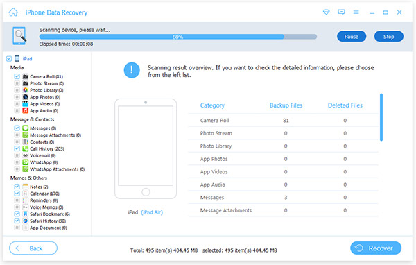 tipard ios data recovery file location