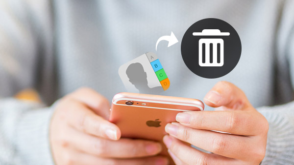 delete contacts on iphone