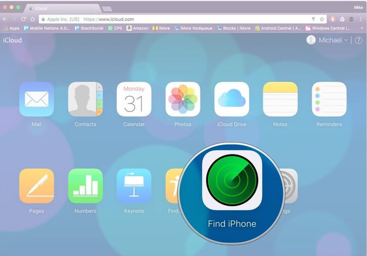 enable find my iphone on ipod touch