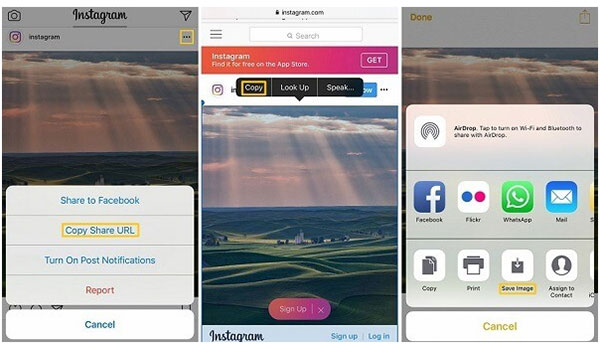 Copy instagram photos to Camera Roll