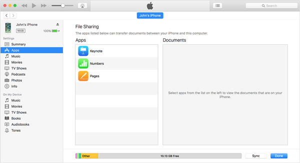 irecorder file sharing itunes