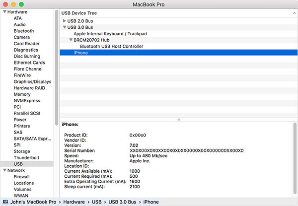 iphone 4 usb device not recognized