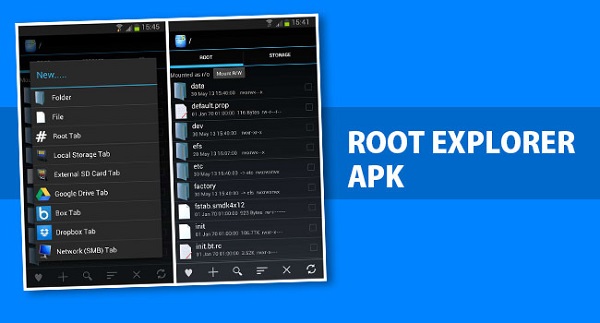 file explorer for rooted android